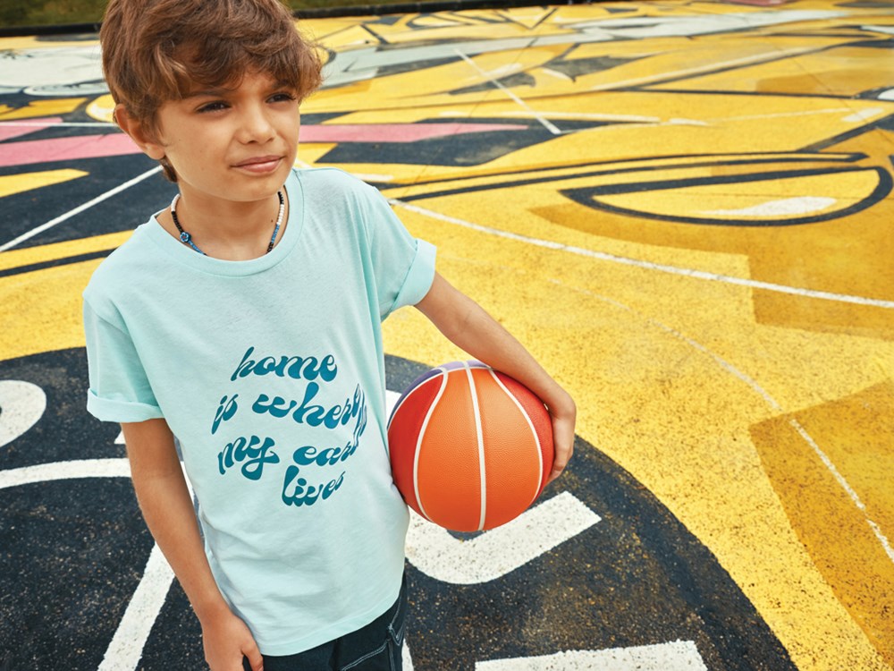 Iqoniq Koli Kids T-Shirt aus recycelter Baumwolle