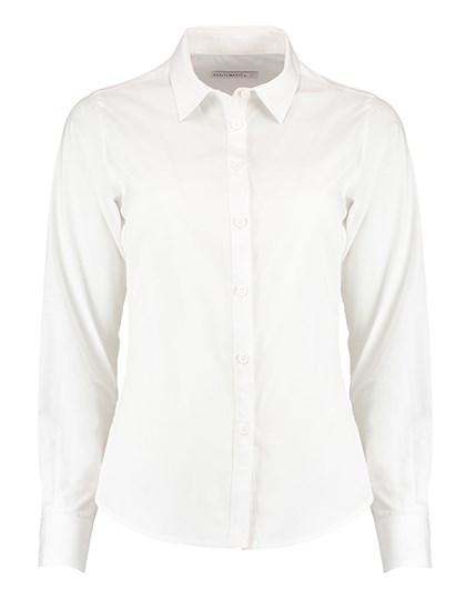 Kustom Kit - Women´s Tailored Fit Poplin Shirt Long Sleeve