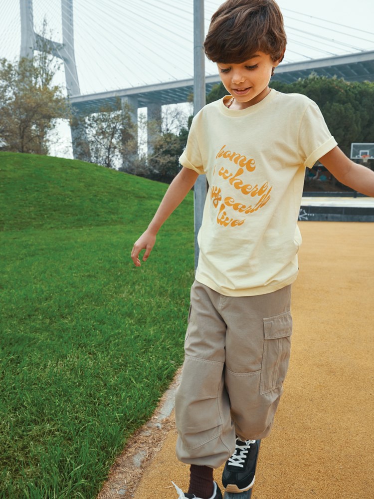 Iqoniq Koli Kids T-Shirt aus recycelter Baumwolle