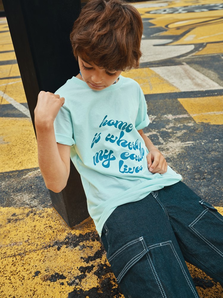 Iqoniq Koli Kids T-Shirt aus recycelter Baumwolle